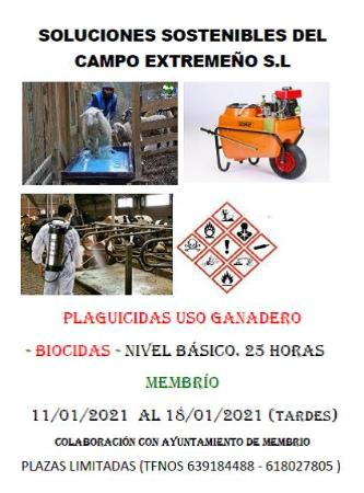 Imagen CURSO FORMATIVO_ PLAGUICIDAS USO GANADERO_Nivel Básico